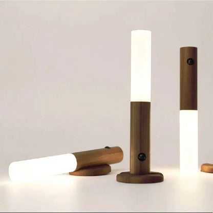 LED Night Light Magnetic Wall Lamp Kitchen Cabinet Closet Light Home Staircase Bedroom Table Move Lamp Bedside Lighting