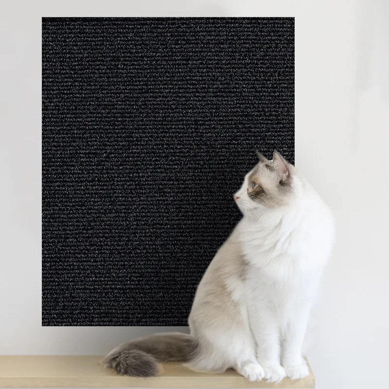 Self-Adhesive Cat Scratch Protector – Trimmable Carpet Mat for Sofa and Wall, Anti-Scratch Furniture Guard