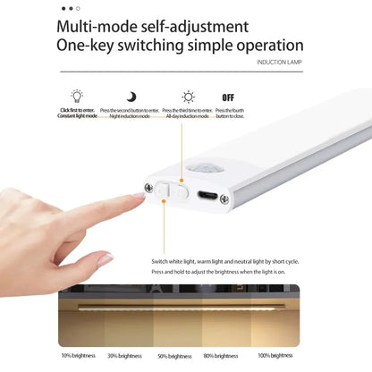 USB Rechargeable Motion Sensor Cabinet Light