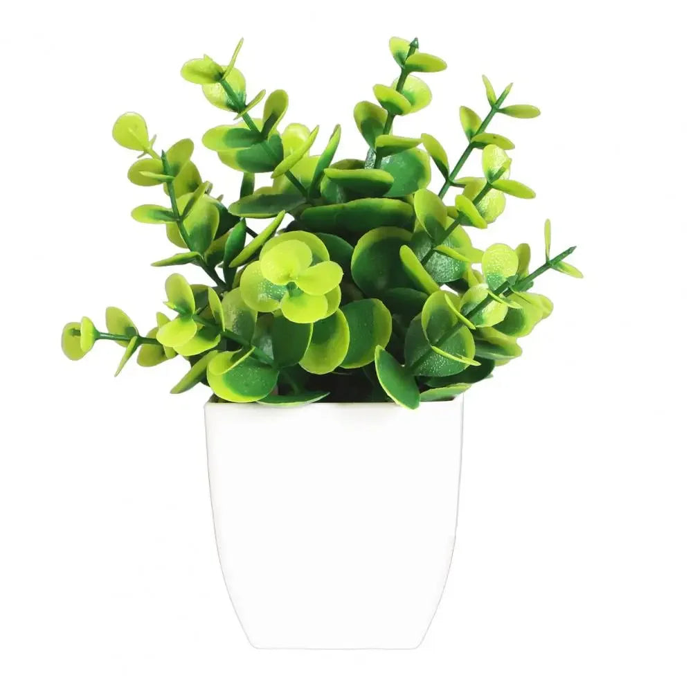 Artificial Eucalyptus Bonsai for Home and Garden Decor