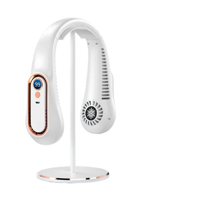 Mini Bladeless Neck Fan – Cool Wind Blows All Over the Body