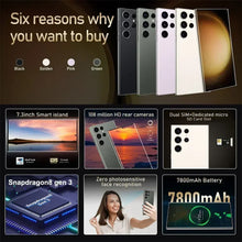 S24 Ultra Smart Mobile Phones Smartphone 5G Dual SIM Snapdragon 8 gen 3 Cell Phone 16G 1TB Android Global Version Cellphones