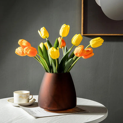 Lumière Frosted Glass Vase