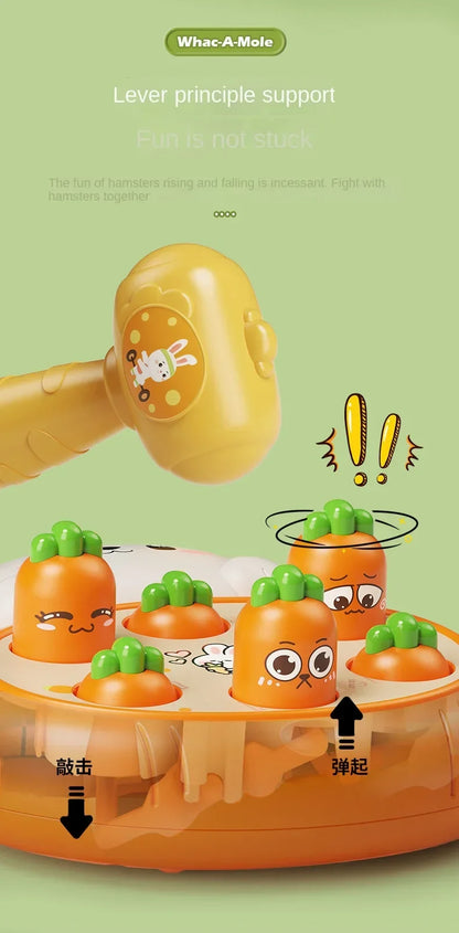 ELMAS Montessori Animal Hammering Toy – Toddler Learning Game