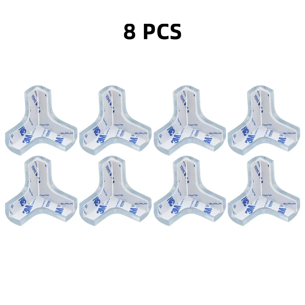 Baby Safety Silicone Table Corner Protector Transparent Edge Guards