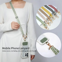 Universal Adjustable Mobile Phone Lanyard for Women Crossbody Single Shoulder Neck Strap Pearl Pendant Hanging Anti Loss Rope