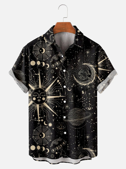 Hawaiian Shirts For Men's Skull Summer Casual Short Sleeve Y2k High Quality Oversized Streetwear Vintage Beach Tops Clothing