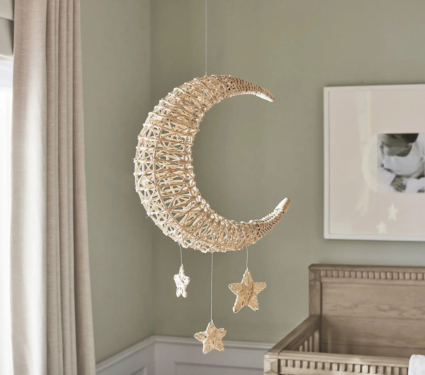INS handmade rattan hot air balloon decoration kids room decoration