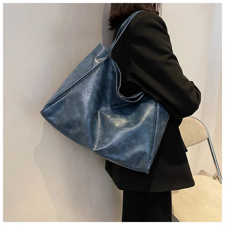 Cherie Large Capacity vegan Leather Bag