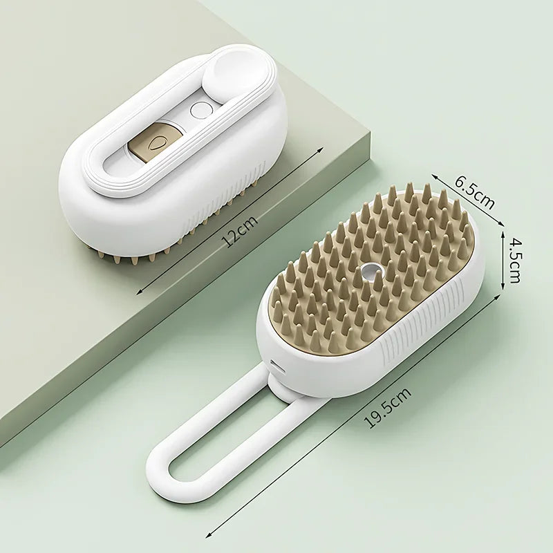 Cat Steam Brush Steamy Dog Brush 3 In 1 Electric Spray Cat Hair Brushes For Massage Pet Grooming Comb Hair Removal Combs Pet Products