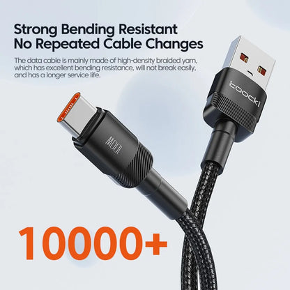 USB Type A to USB C Cable 100W/6A PD Fast Charging Charging Wire for Laptop Macbook Xiaomi Samsung USBC Type C Cable 2 Meters