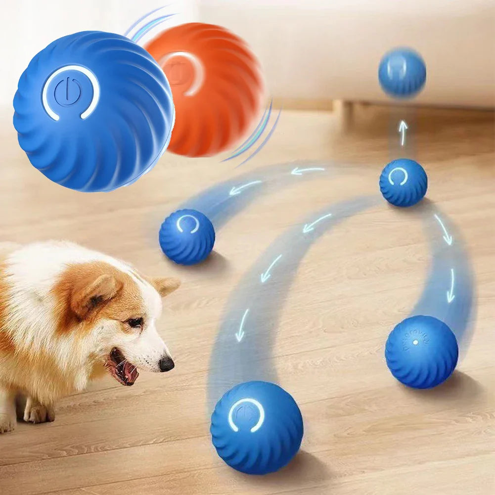 Smart Dog Toy Ball Electronic Interactive Pet Toy Moving Ball USB