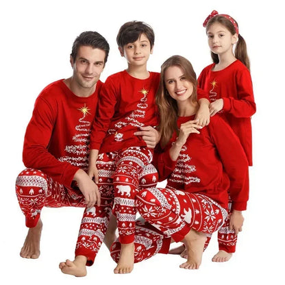 Cozy Polar Bear & Tinsel Tree Family Pajama Set