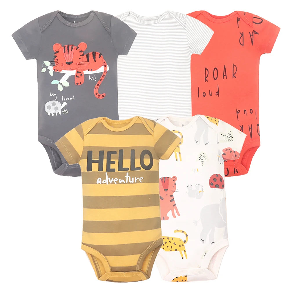 5pcs Fashion Baby Boys & Girls Jumpsuit
