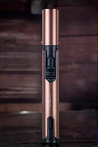 Honest Airbrush Jet Butane Candle Lighter Metal Gas Kitchen Flashlight Turbo Windproof Cigar Pipe Lighter Outdoor BBQ Gadgets