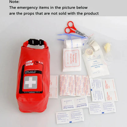Red Waterproof 2L First Aid Bag