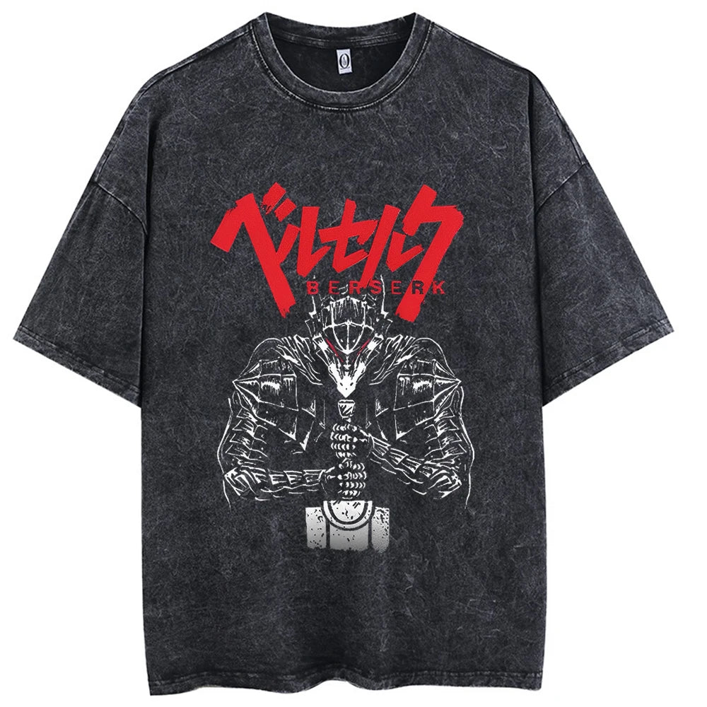 Eren Destiny Oversized Acid Wash Tee