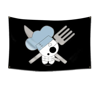 One Piece Jolly Roger Flags 🏴‍☠️ Decoration