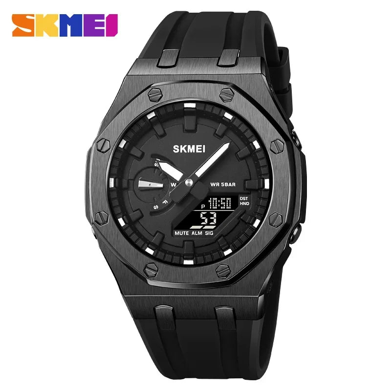 New Arrival 40mm Japan TMI VH88 Movt Sapphire Crystal Calendar 24 Hours 100M Waterproof Quartz Wristwatches for Men
