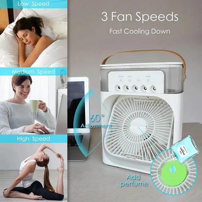 Portable Humidifier Cooling Fan