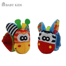 Games Plush Rattle Socks Stuffed Animal Wrist Rattle Baby Toys 0 3 6 12 Months