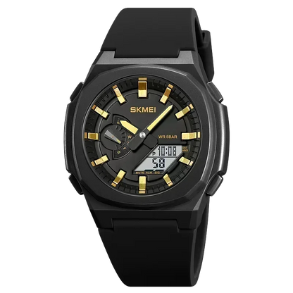 Casio G-Shock World Time Alarm GA-100-1A2 GA-100 Men's Watch