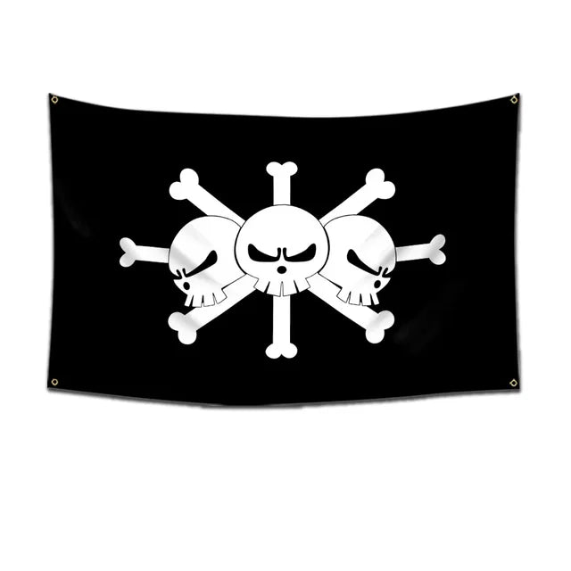 One Piece Jolly Roger Flags 🏴‍☠️ Decoration