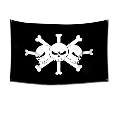 One Piece Jolly Roger Flags 🏴‍☠️ Decoration