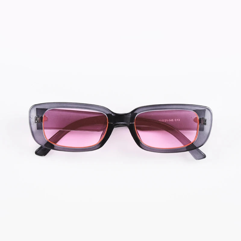 Trendy Small Square Sunglasses for Women and Men, UV400 Protection