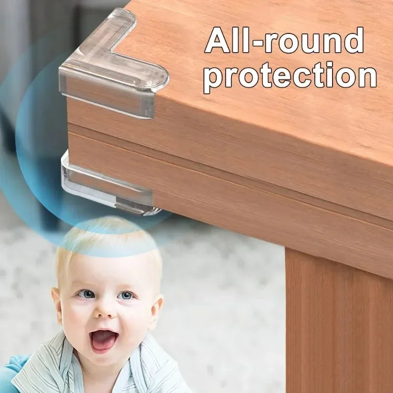 Baby Safety Silicone Table Corner Protector Transparent Edge Guards