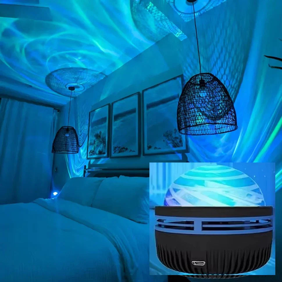 LED Galaxy Projector - Colorful Sky Night Light for Kids' Room