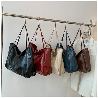 Cherie Large Capacity vegan Leather Bag