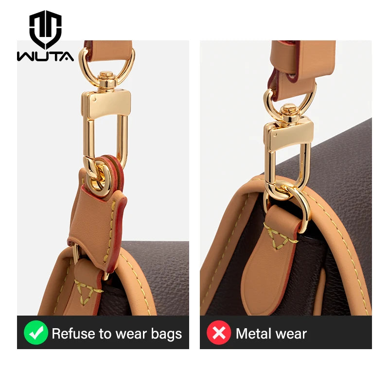 WUTA Bag Strap Transformation for LV Diane Punch-Free Handbag Strap Hardware Protection Leather Anti-wear Buckle Bag Accessories