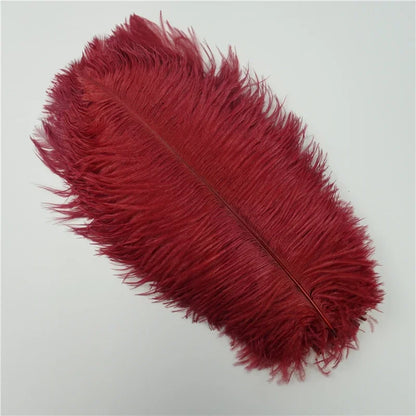 10Pcs/Lot Colored Ostrich Feathers for Crafts Wedding Decoration Handicraft Accessories Table Centerpieces Carnival Plumas Decor
