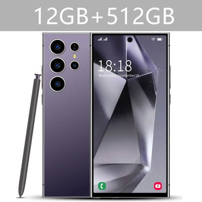 S24 Ultra Smart Mobile Phones Smartphone 5G Dual SIM Snapdragon 8 gen 3 Cell Phone 16G 1TB Android Global Version Cellphones
