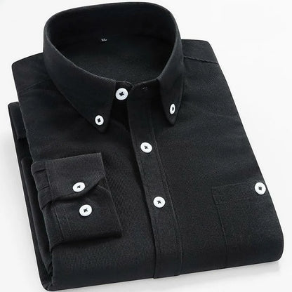 Harrison Fine Wale Cotton Corduroy Button-Up Shirt