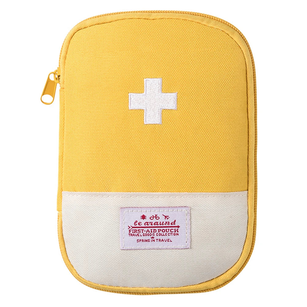Portable Small First Aid Bag Kit Travel Outdoor Camping Emergency Medicine Storage Bag Home Easy Carrying Medical Storage Bag