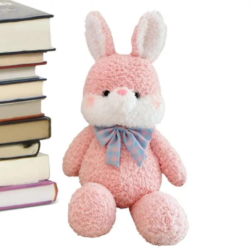 Rabbit Plush Toy 13Inch Animal Soft Realistic Plush Easter Stuffed Lovely Baby Bunny Hugging Pillow Toy For Kids Girls Boys