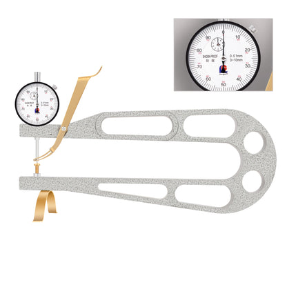 Violin Thickness Gauge Measuring Meter Tools for Fiddler/Cello/Bass/Guitar Aluminous Measurement Gauge dial indicator Luthier