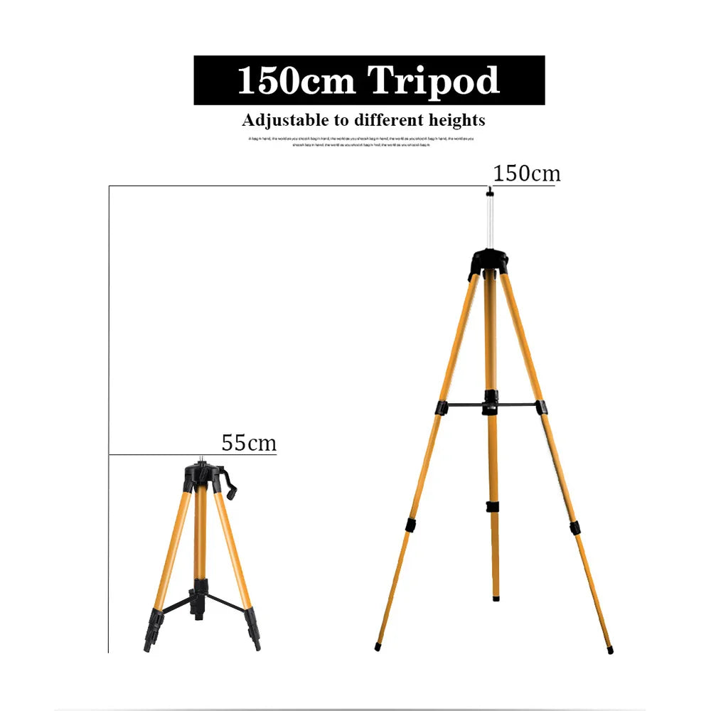 tripod/nivel a laser 16 Lines Laser profesional Level green line Self-leveling 360 autonivelant