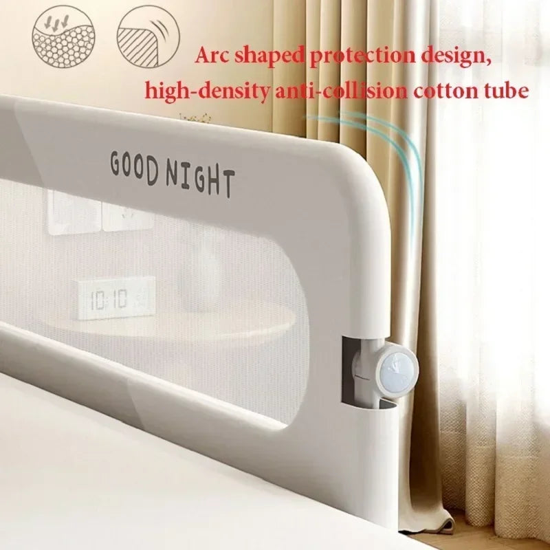 Bed Guardrail Adjustable Baby Safety Bed Barrier Anti-Fall Baby Crib Bumper Handrail Bed Safety Rails Kids Fall Out Protection