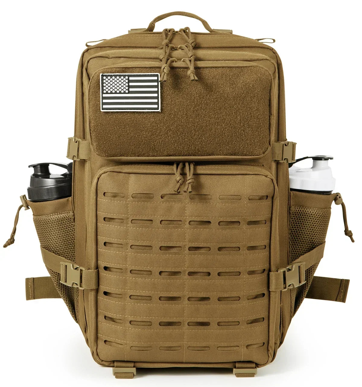 Elegance® Ultimate Explorer Tactical Backpack - 25L/45L Tactical Backpack for Men and Women Outdoor Survival Bug Out Bag Small School Rucksack Hking with Bottle Holder