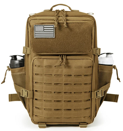 Elegance® Ultimate Explorer Tactical Backpack - 25L/45L Tactical Backpack for Men and Women Outdoor Survival Bug Out Bag Small School Rucksack Hking with Bottle Holder