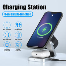i-Tech® 3 In 1 Foldable Magnetic Wireless Charger Stand| Fast Charger⚡