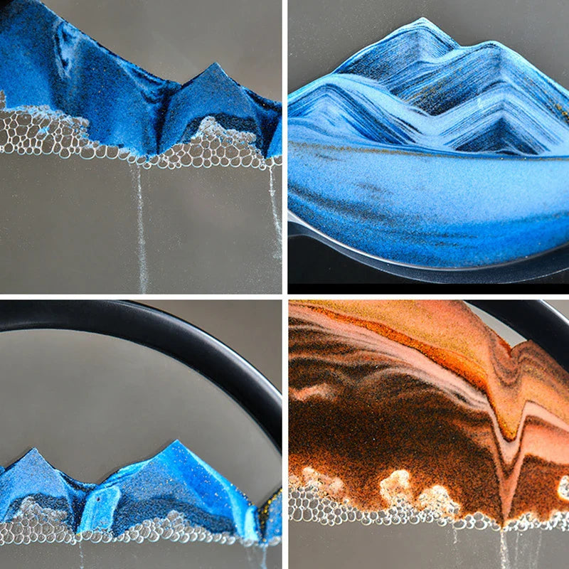 7/12 Inch Sandscape Moving Sand Art Picture