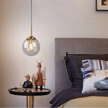 Nordic Glass Ball Pendant Light 