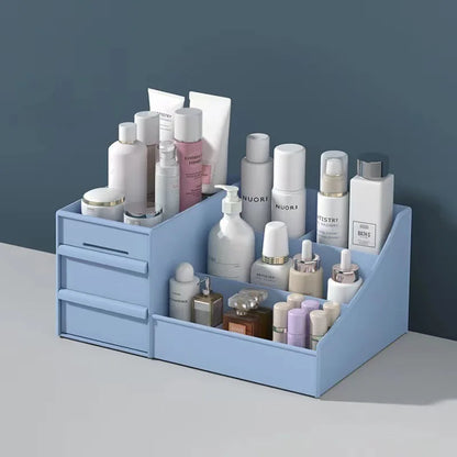 Elegant Large-Capacity Makeup Organiser – Cosmetic Storage Box with Drawers for Jewelry, Nail Polish & More