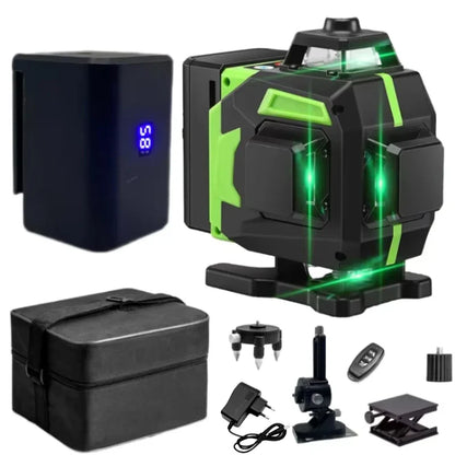 tripod/nivel a laser 16 Lines Laser profesional Level green line Self-leveling 360 autonivelant