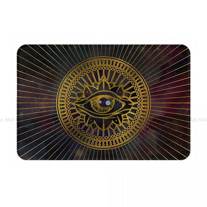 Eye Of Providence Rug - Non-slip Golden Eye