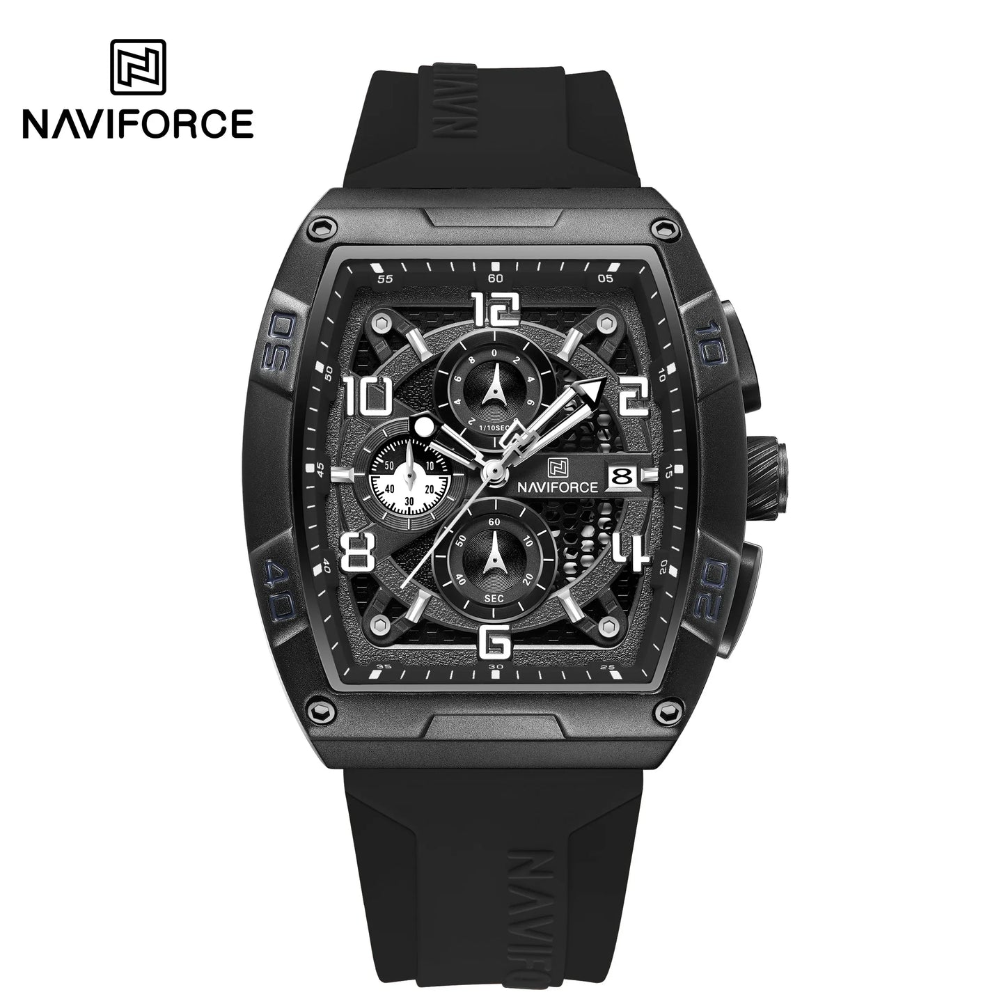 NAVIFORCE Men Quartz Multi-function Calendar Watches  Fashion Sport